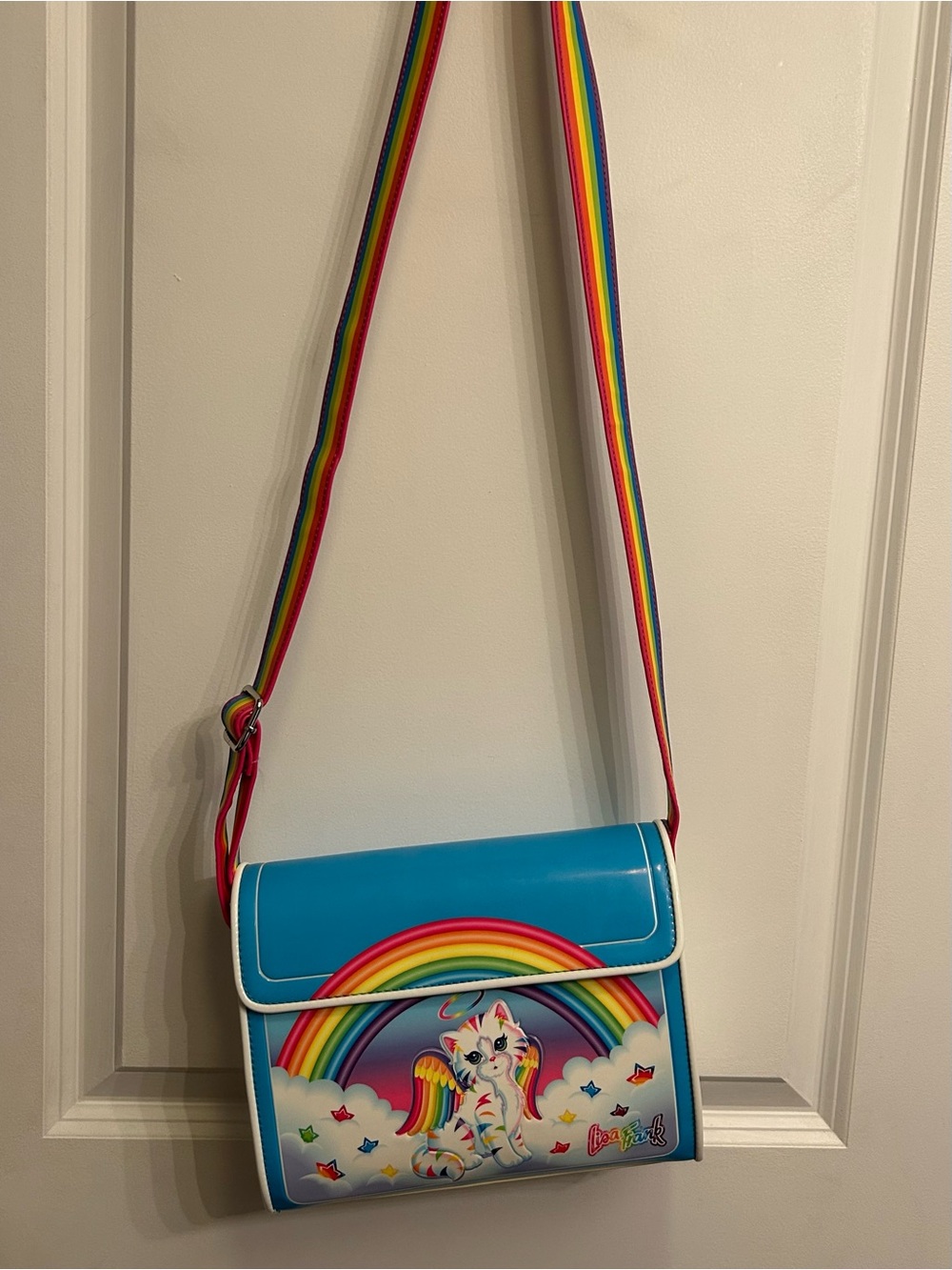 Lisa Frank x Loungefly Angel Kitty Cross Body Bag - Picture 2 of 8